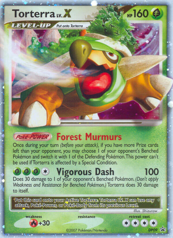Torterra LV.X (DP09) [Diamond &amp; Pearl: Black Star Promos] 