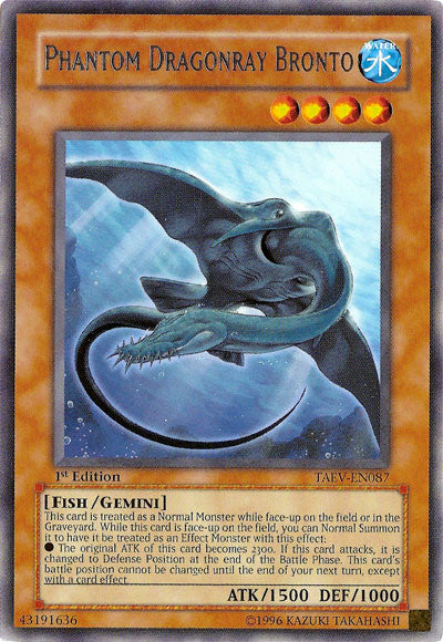 Phantom Dragonray Bronto [TAEV-EN087] Rare 