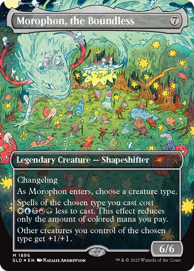 Morophon, the Boundless (Display Commander) - Thick Stock (Double Rainbow Foil) [Secret Lair Drop Series] 