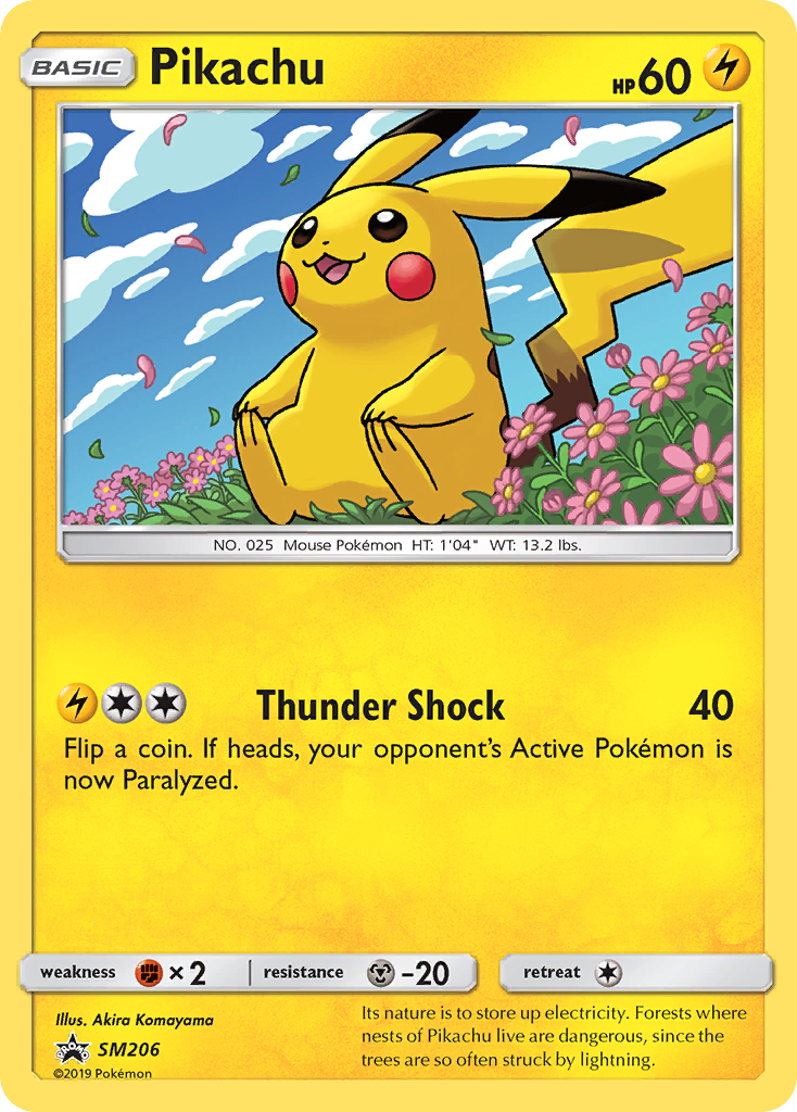 Pikachu (SM206) [Sun &amp; Moon: Black Star Promos] 