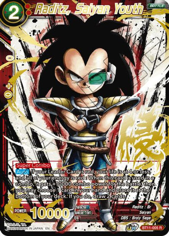 Raditz, Saiyan Youth (Alternate Art) (BT11-005) [Special Anniversary Set 2021] 