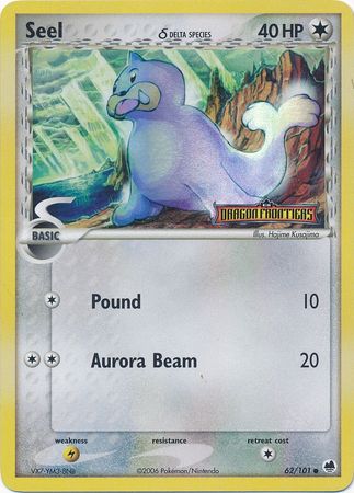 Seel (62/101) (Delta Species) (Stamped) [EX: Dragon Frontiers] 