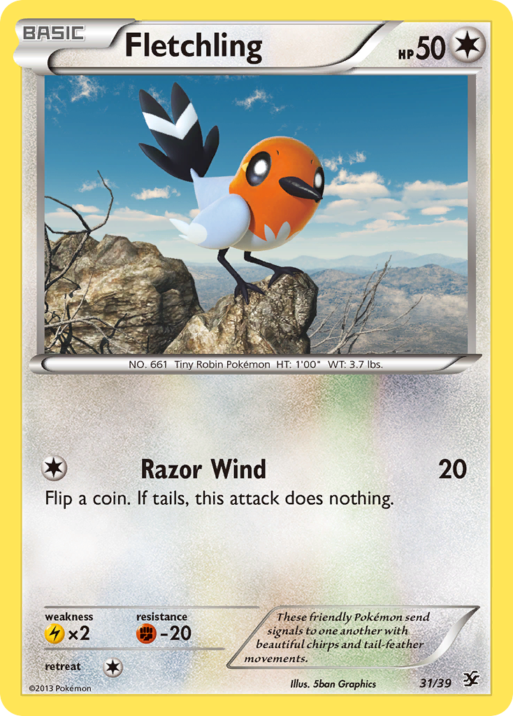 Fletchling (31/39) [XY: Kalos Starter Set] 