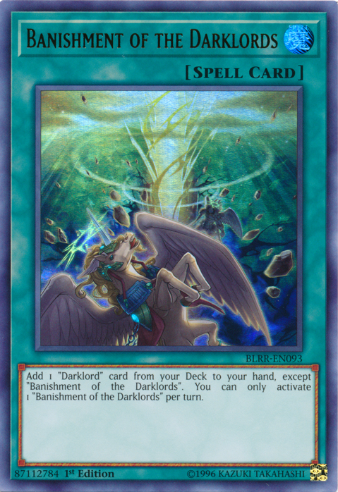 Banishment of the Darklords [BLRR-EN093] Ultra Rare 