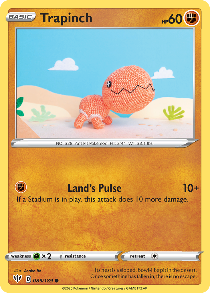 Trapinch (089/189) [Sword &amp; Shield: Darkness Ablaze] 
