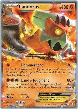 Landorus EX (89/149) (The Flying Hammer - Rowan Stavenow) [World Championships 2015] 