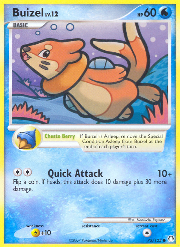 Buizel (75/123) [Diamond &amp; Pearl: Mysterious Treasures] 