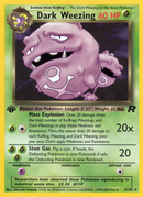 Dark Weezing (31/82) [Team Rocket 1st Edition] 
