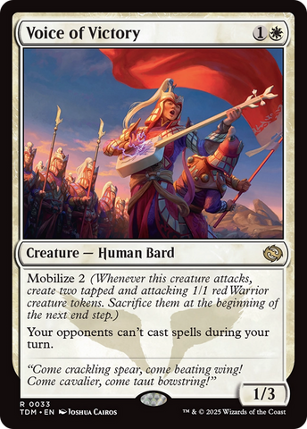 Voice of Victory [Tarkir: Dragonstorm] 