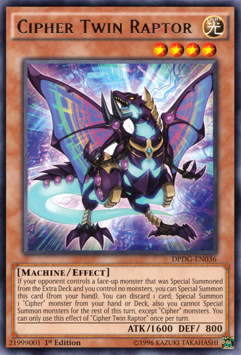 Cipher Twin Raptor [DPDG-EN036] Rare 