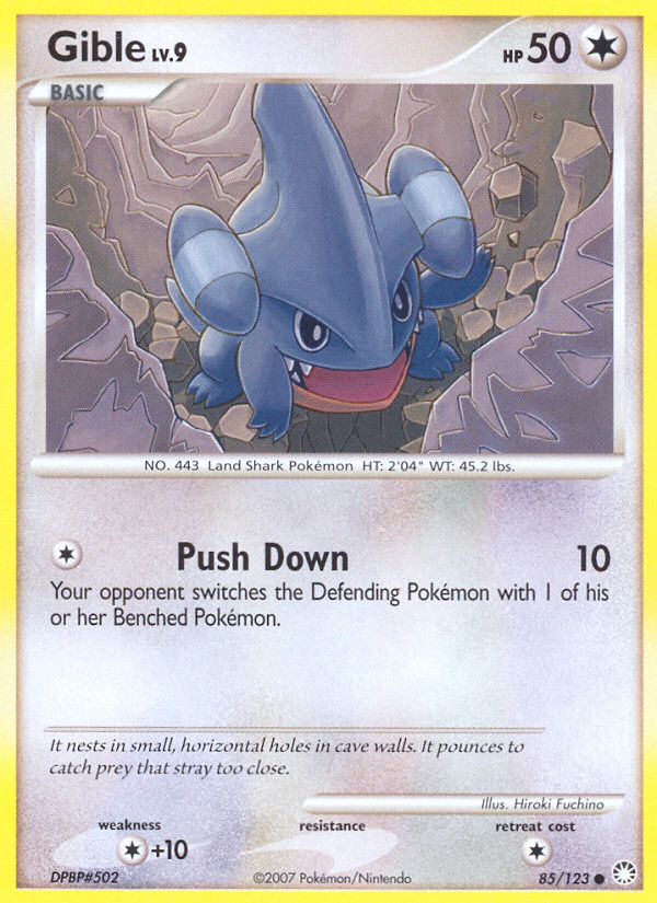 Gible (85/123) [Diamond &amp; Pearl: Mysterious Treasures] 