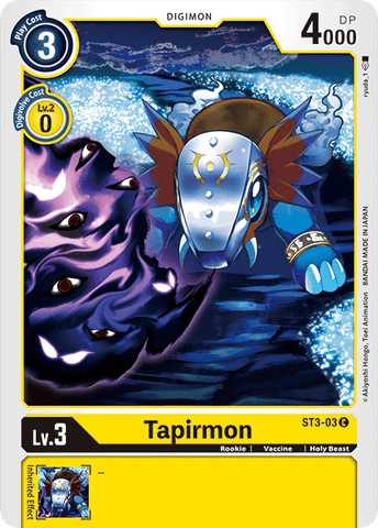 Tapirmon [ST3-03] [Starter Deck: Heaven's Yellow] 