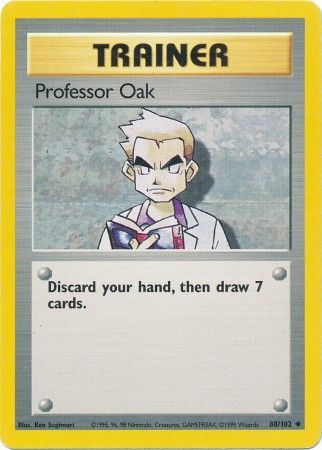 Professor Oak (88/102) [Base Set Unlimited] 