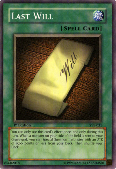 Last Will [SYE-031] Common 