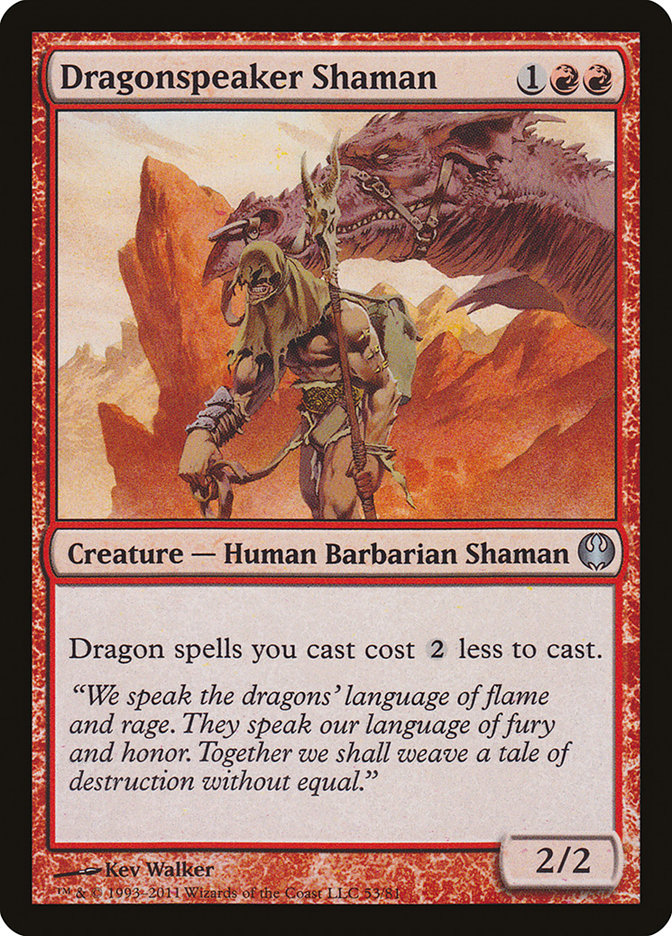 Dragonspeaker Shaman [Duel Decks: Knights vs. Dragons] 