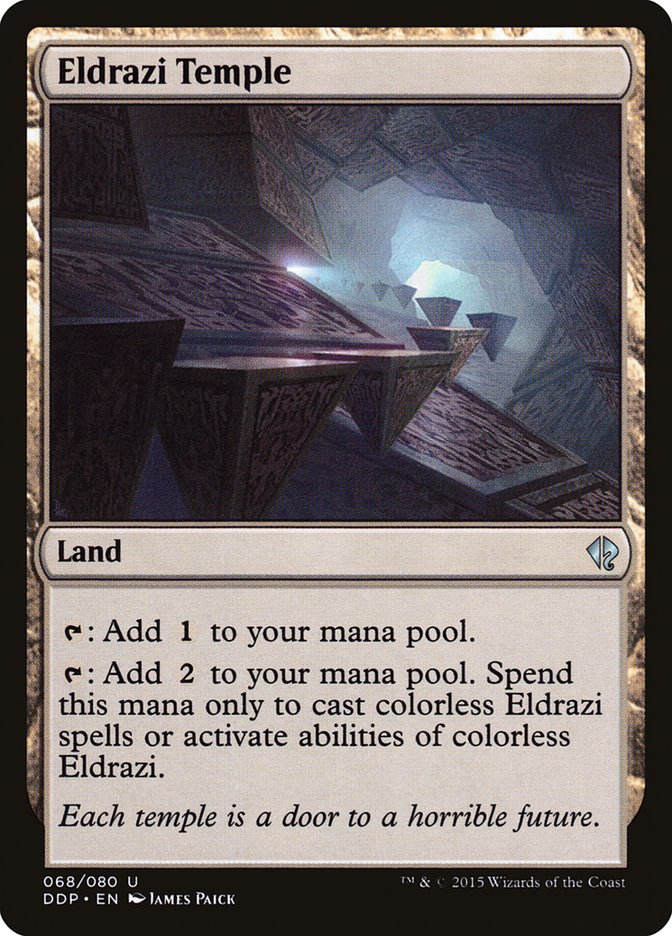 Eldrazi Temple [Duel Decks: Zendikar vs. Eldrazi] 