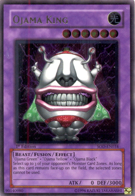 Ojama King [SOD-EN034] Ultimate Rare 
