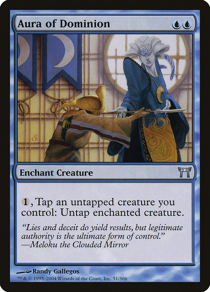 Aura of Dominion [Champions of Kamigawa] 