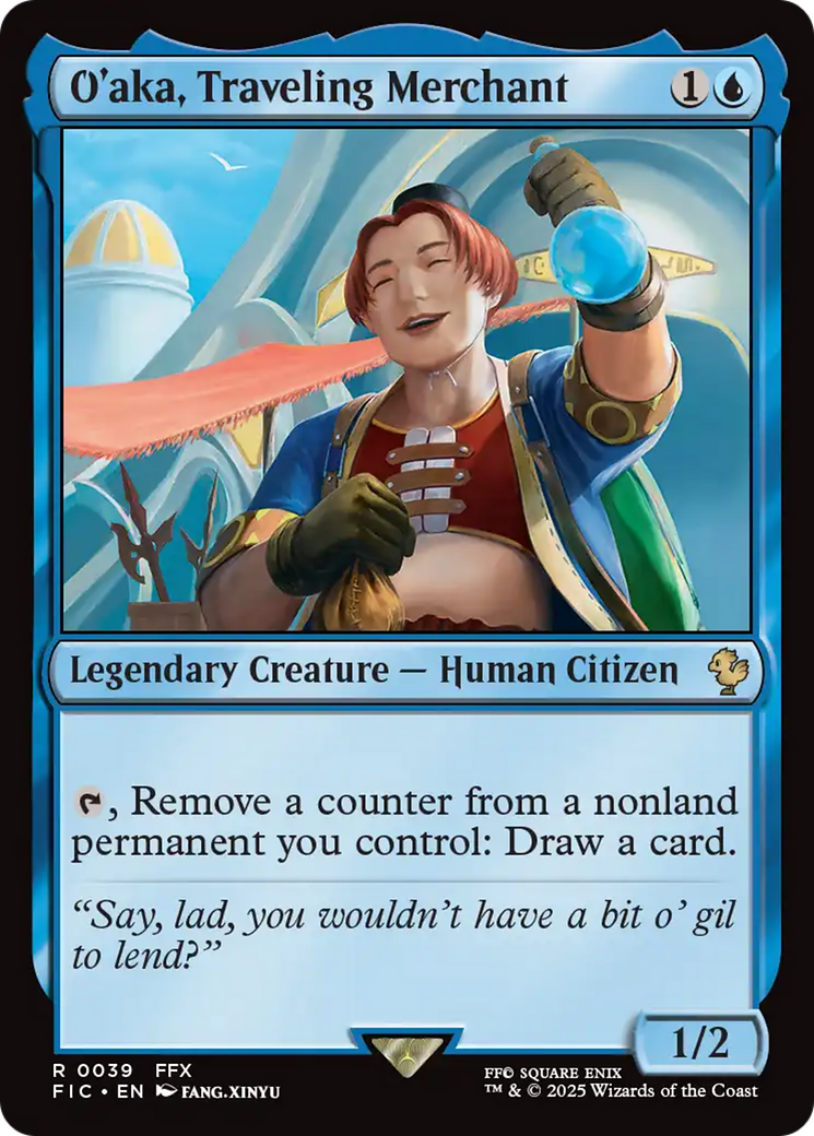 O'aka, Traveling Merchant [FINAL FANTASY Commander] 