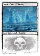 Snow-Covered Swamp (White Border) [Mystery Booster 2] 