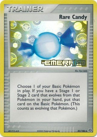 Rare Candy (83/106) (Stamped) [EX: Emerald] 