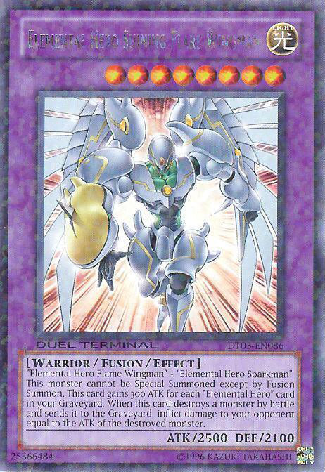 Elemental Hero Shining Flare Wingman [DT03-EN086] Rare 