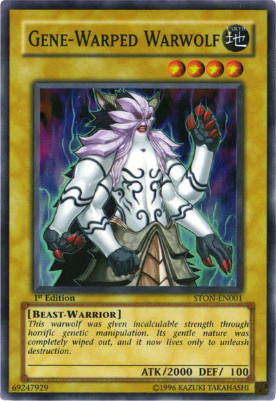 Gene-Warped Warwolf [STON-EN001] Super Rare 