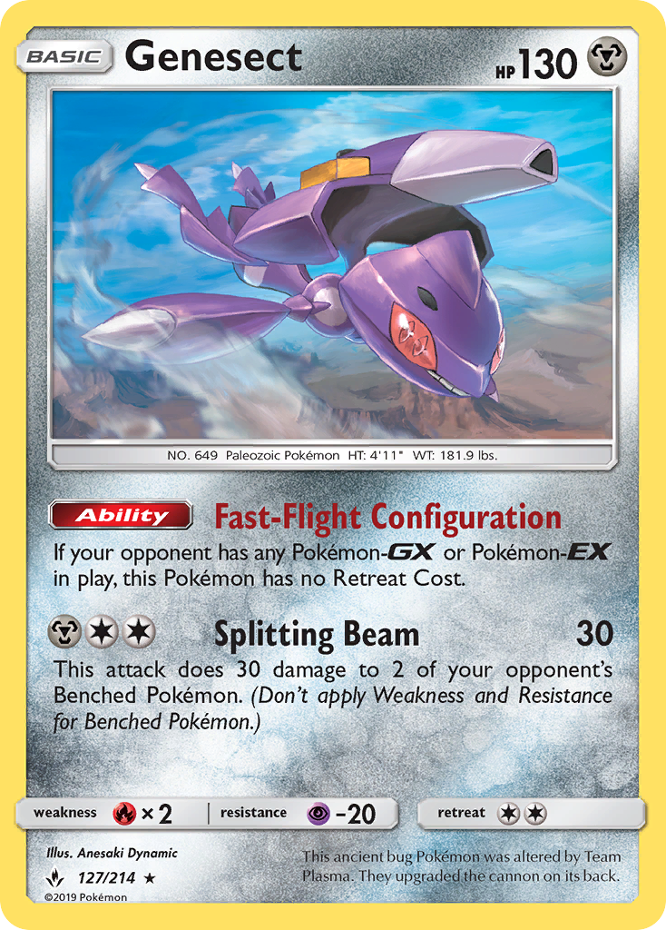 Genesect (127/214) [Sun &amp; Moon: Unbroken Bonds] 