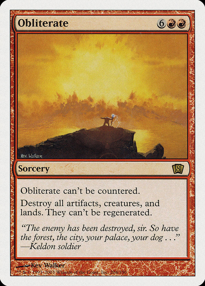 Obliterate (Oversized) [Eighth Edition] 