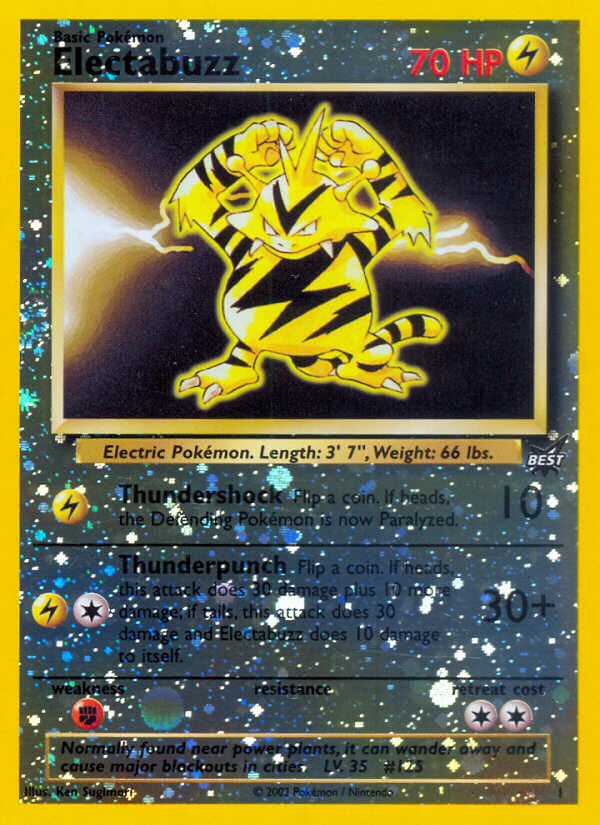 Electabuzz (1) [Best of Promos] 