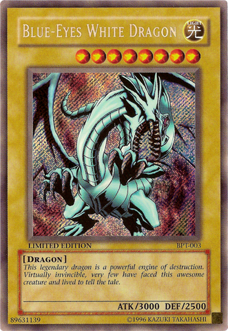Blue-Eyes White Dragon [BPT-003] Secret Rare 