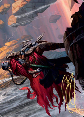 Anowon, the Ruin Thief Art Card (Gold-Stamped Signature) [Zendikar Rising Art Series] 