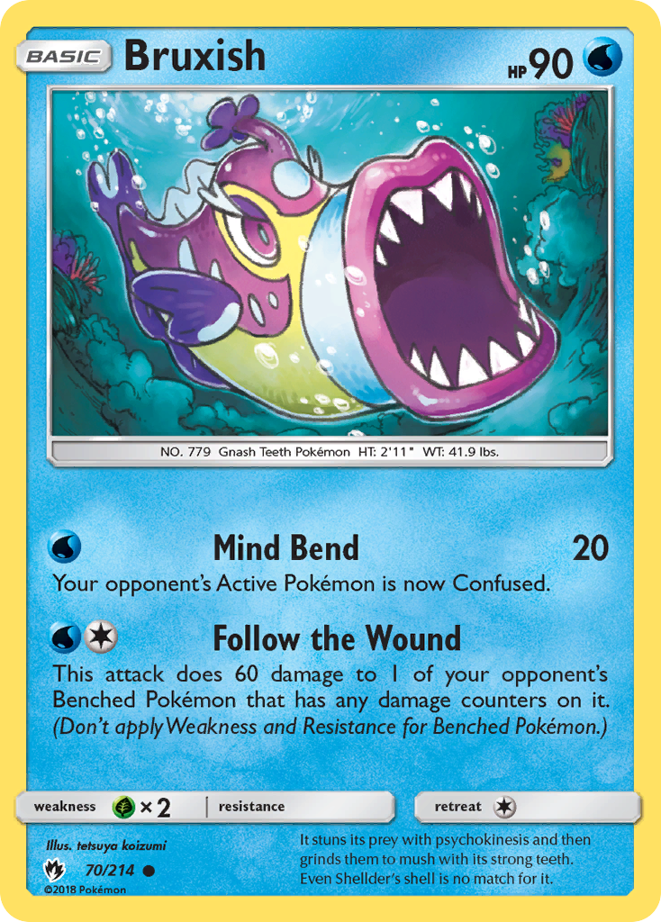 Bruxish (70/214) [Sun &amp; Moon: Lost Thunder] 