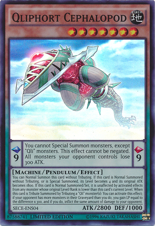 Qliphort Cephalopod [SECE-ENS04] Super Rare 