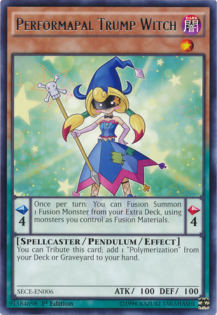 Performapal Trump Witch [SECE-EN006] Rare 