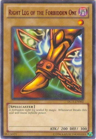 Right Leg of the Forbidden One (Purple) [DL11-EN002] Rare 