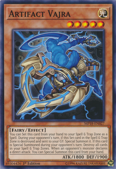 Artifact Vajra [MP18-EN027] Common 