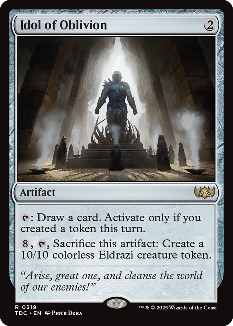 Idol of Oblivion [Tarkir: Dragonstorm Commander] 