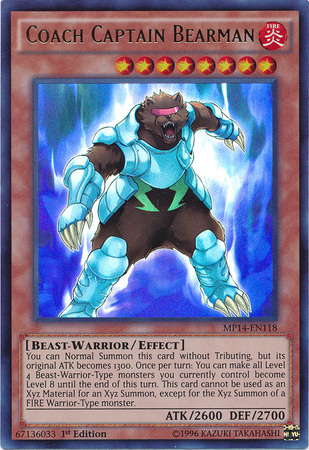 Coach Captain Bearman [MP14-EN118] Ultra Rare 