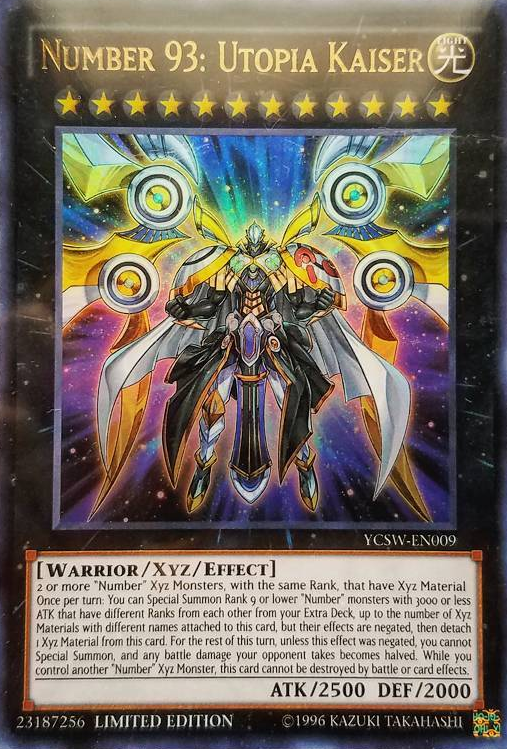 Number 93: Utopia Kaiser [YCSW-EN009] Ultra Rare 