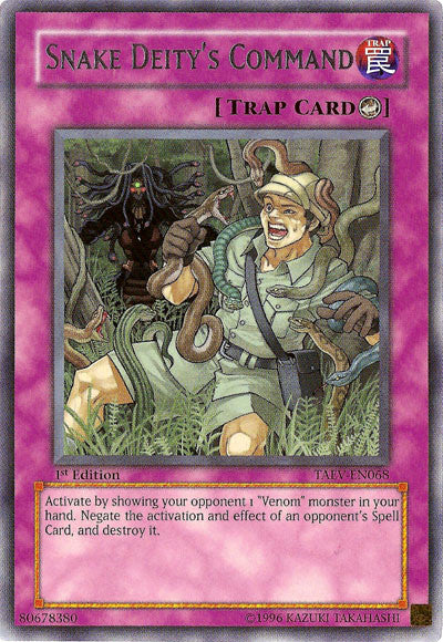 Snake Deity's Command [TAEV-EN068] Rare 
