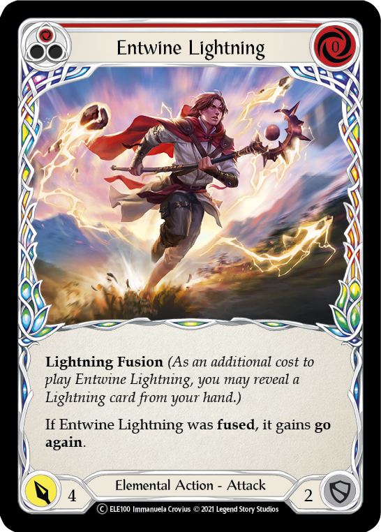 Entwine Lightning (Red) [U-ELE100] (Tales of Aria Unlimited) Unlimited Normal 