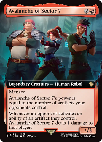 Avalanche of Sector 7 (Extended Art) [FINAL FANTASY Commander] 