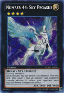 Number 44: Sky Pegasus [NUMH-EN028] Secret Rare 