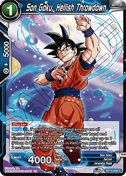 Son Goku, Hellish Throwdown (Common) (BT13-056) [Supreme Rivalry] 