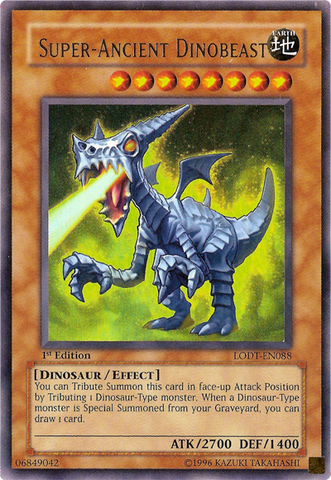 Super-Ancient Dinobeast [LODT-EN088] Ultra Rare 