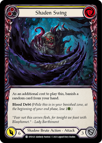 Shaden Swing (Yellow) [DTD125] (Dusk Till Dawn) Rainbow Foil 
