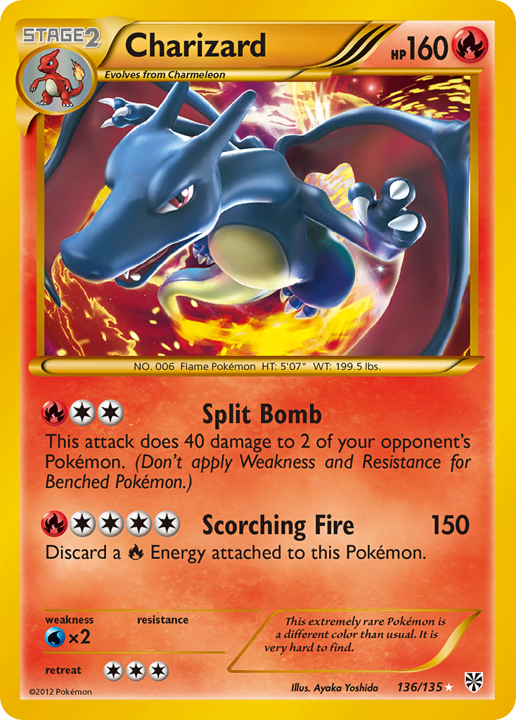 Charizard (136/135) [Black &amp; White: Plasma Storm] 