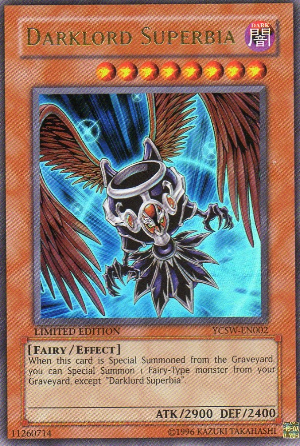 Darklord Superbia [YCSW-EN002] Ultra Rare 