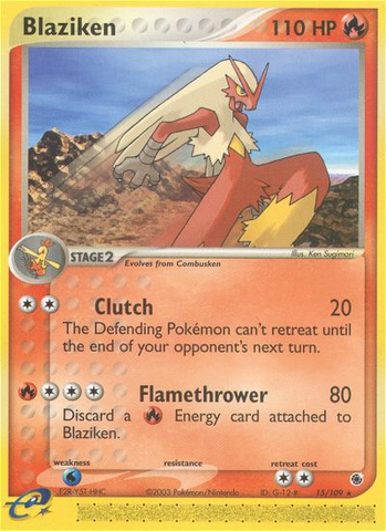 Blaziken (15/109) [EX: Ruby &amp; Sapphire] 